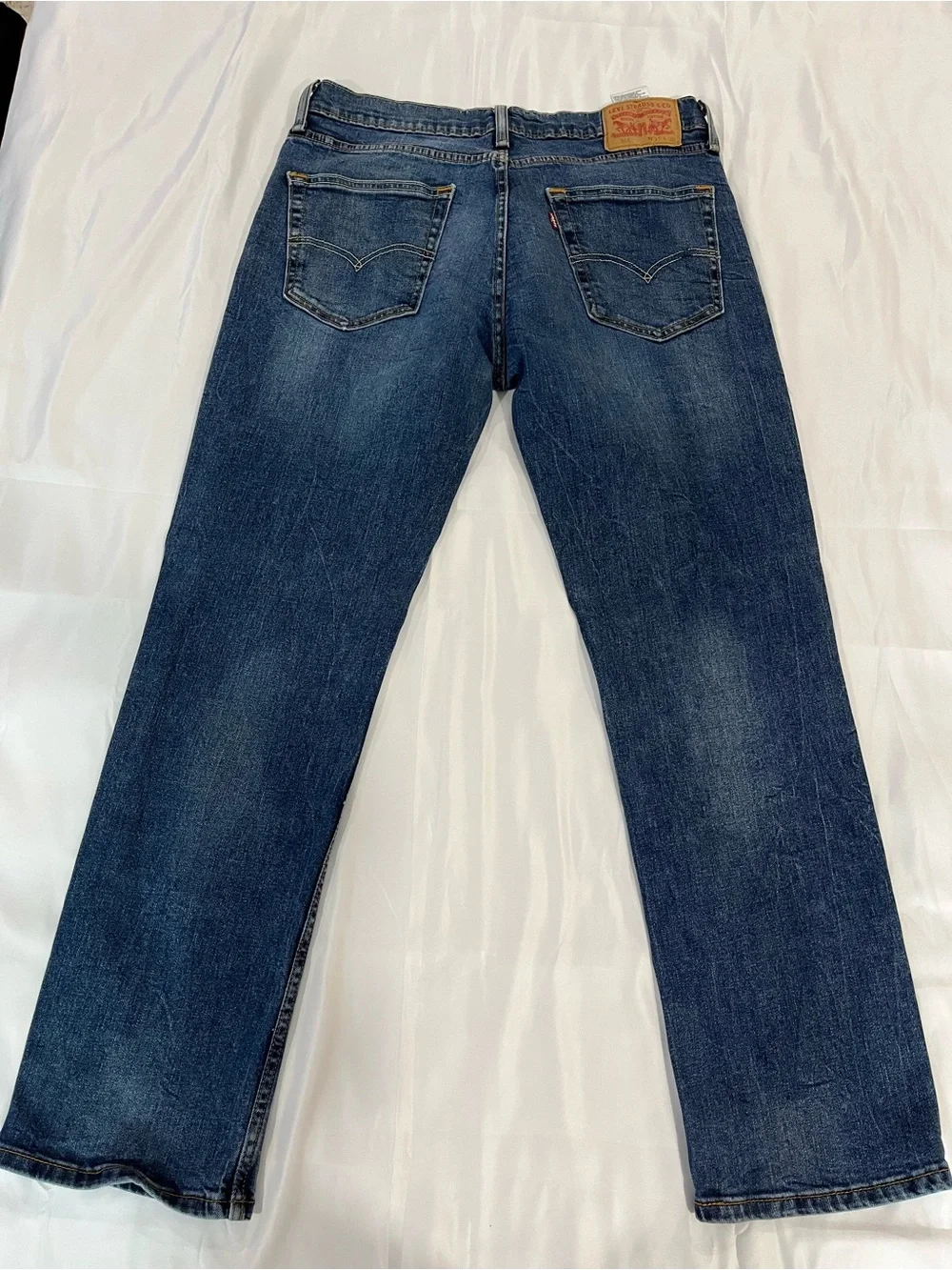 Levi's Men's Dark Blue Straight Jeans
